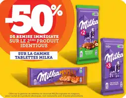 Maximarché Sur la gamme tablettes milka offre