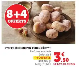 Maximarché P'tits beignets fourrés offre