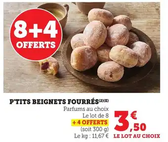 Maximarché P'tits beignets fourrés offre