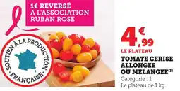 Maximarché Tomate cerise allongee ou melangee offre
