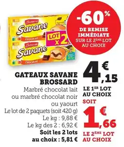 Maximarché Gateaux savane brossard offre