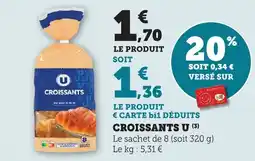 Maximarché Croissants u offre