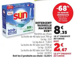 Maximarché Detergent vaisselle machine sun offre