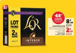 Super U Cafe moulu l'or offre
