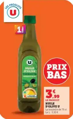 Super U Huile d'olive u offre