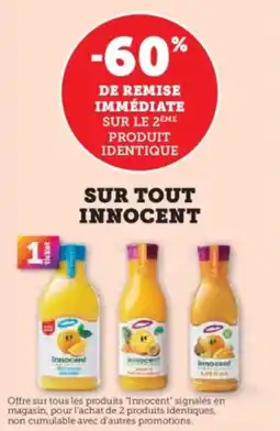 Super U Sur tout innocent offre