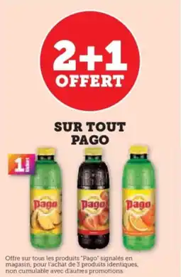 Super U Sur tout pago offre