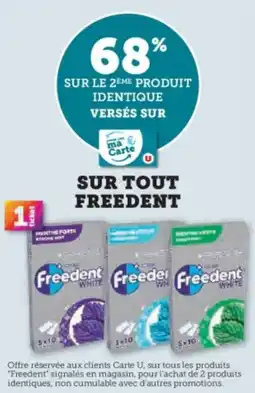 Super U Freedent offre