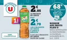 Super U Boisson aux fruits plate u offre