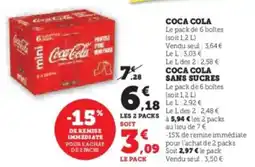 Super U Coca cola offre
