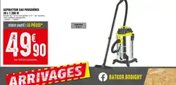 Batkor Aspirateur eau poussières 30 L 1 200 W offre