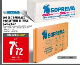 Batkor Soprema Isolation Polystyrène Extrudé offre