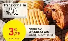 Intermarché Pains au chocolat x10 offre