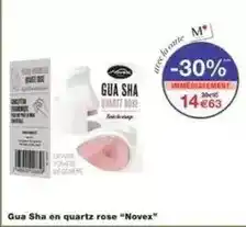 Monoprix Crane - gua sha en quartz rose offre
