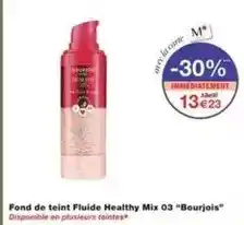 Monoprix Mix - fond de teint fluide healthy 03 bourjois offre