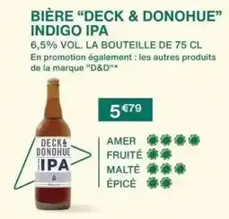 Monoprix Deck & donohue - bière deck & donohue offre