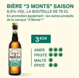 Monoprix 3 monts - bière offre