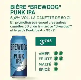 Monoprix Brewdog - bière punk ipa offre