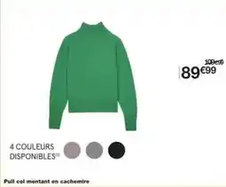 Monoprix Pull col montant en cachemire offre