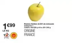 Monoprix Pomme golden a.o.p. du limousin offre
