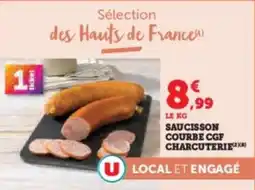 Super U Saucisson courbe cgf charcuterie offre