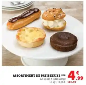 Super U Assortiment de patisseries offre