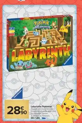 Carrefour Labyrinthe Pokémon offre