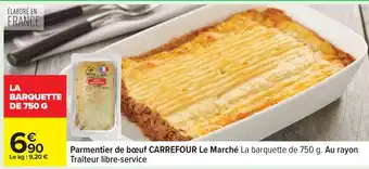 Carrefour Parmentier de bœuf CARREFOUR Le Marché offre