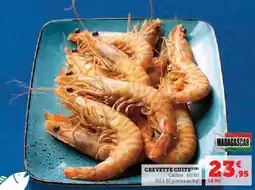 Hyper U MADAGASCAR Crevette cuite offre