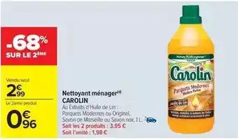 Carrefour Drive Carolin - nettoyant ménager offre