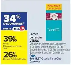 Carrefour Drive Swirl - lames de rasoirs offre