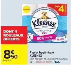 Carrefour Drive Kleenex - papier hygiénique offre