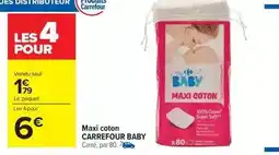 Carrefour Drive Carrefour - maxi coton offre