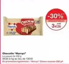 Monoprix Harry's - chocolin offre