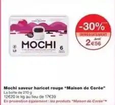 Monoprix Mochi saveur haricot rouge offre