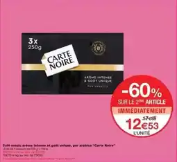 Monoprix Carte noire - café moulu arome intense et podi unique, pur arabica carte noire offre