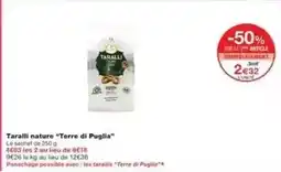 Monoprix Taralli nature terre di puglia offre