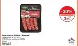 Monoprix Socopa - saucisses d'échine offre