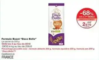 Monoprix Boost - formule offre