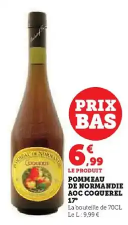Hyper U Pommeau de normandie aoc coquerel offre