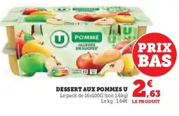 Hyper U U Dessert aux pommes offre