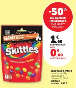 Hyper U SKITTELS Fruits offre