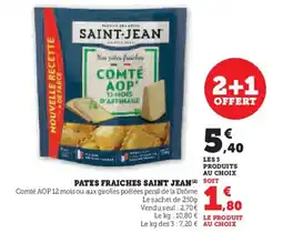 Hyper U SAINT JEAN Pates fraiches offre