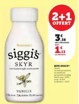 Hyper U SIGGI'S Skyr offre