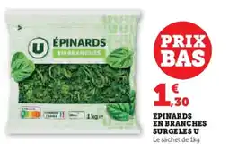 Hyper U U En branches surgeles offre