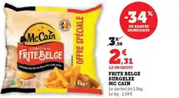 Hyper U MC CAIN Frite belge surgelee offre