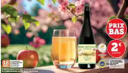 Hyper U Cidre artisanal igp de normandie les vergers brut 4.5° offre
