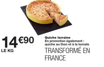 Monoprix Quiche lorraine offre