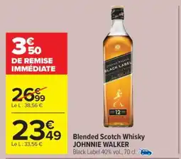 Carrefour Market Blended Scotch Whisky JOHNNIE WALKER offre