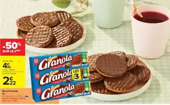 Carrefour Market Biscuit Granola offre